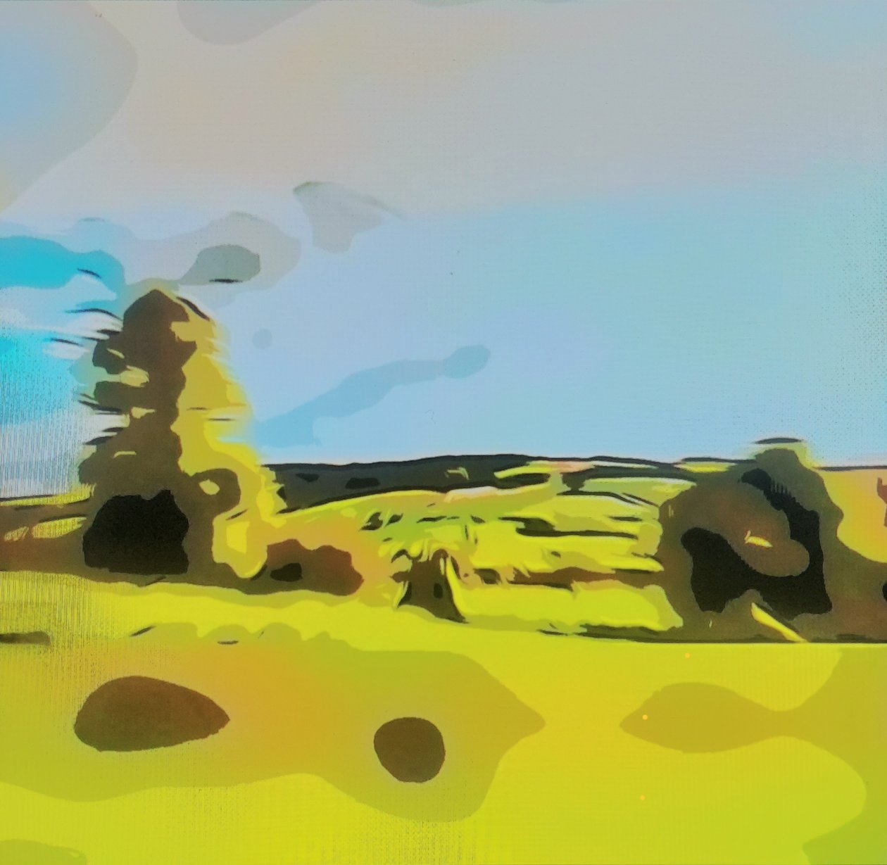 Digitale Landschaft 08 alkotó: M. Vet