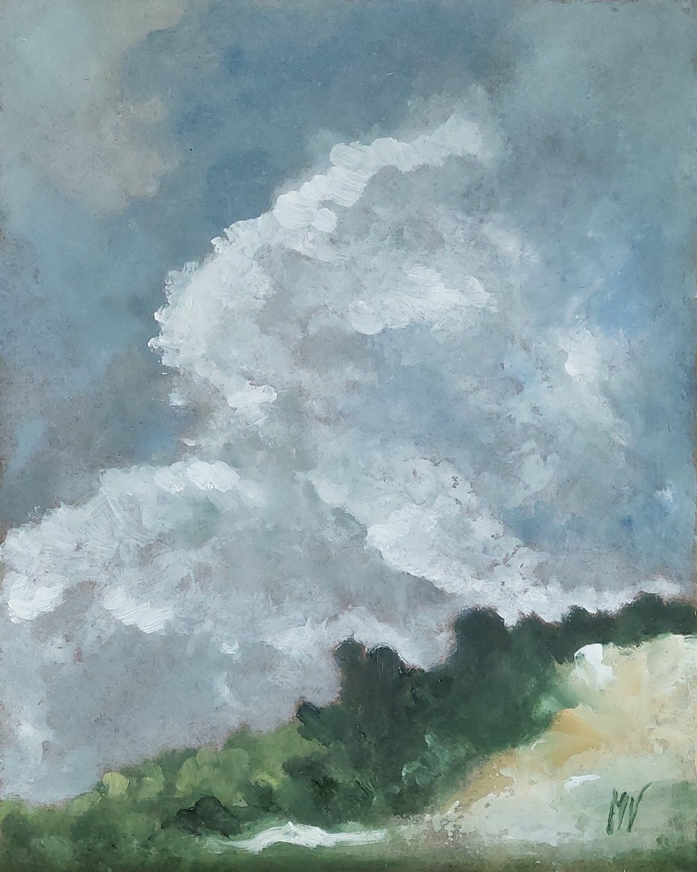 Wolken darüber alkotó: M. Vet