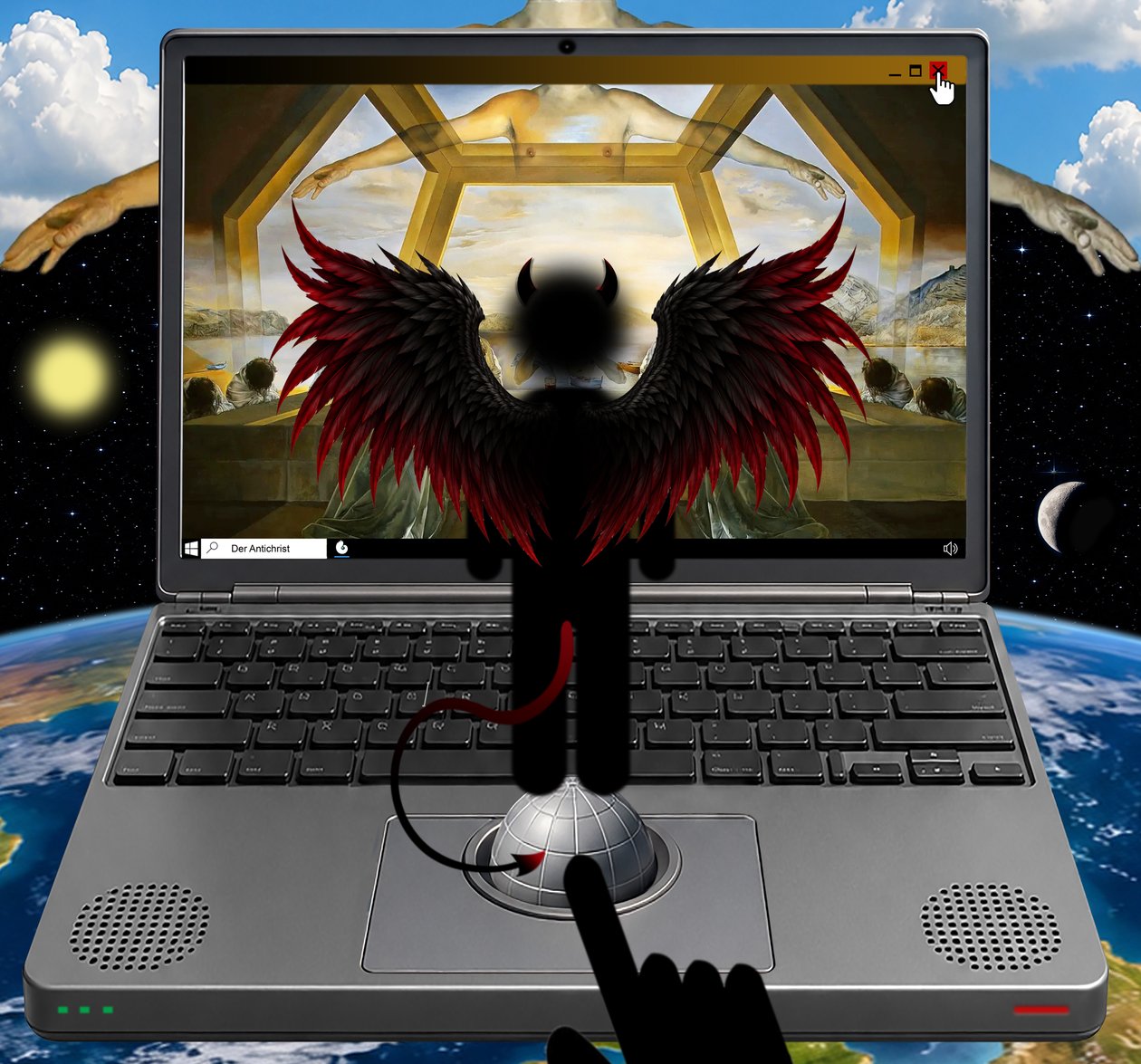 Der Antichrist (I) (aus der Serie WINDOWS) alkotó: Alexander Eibach