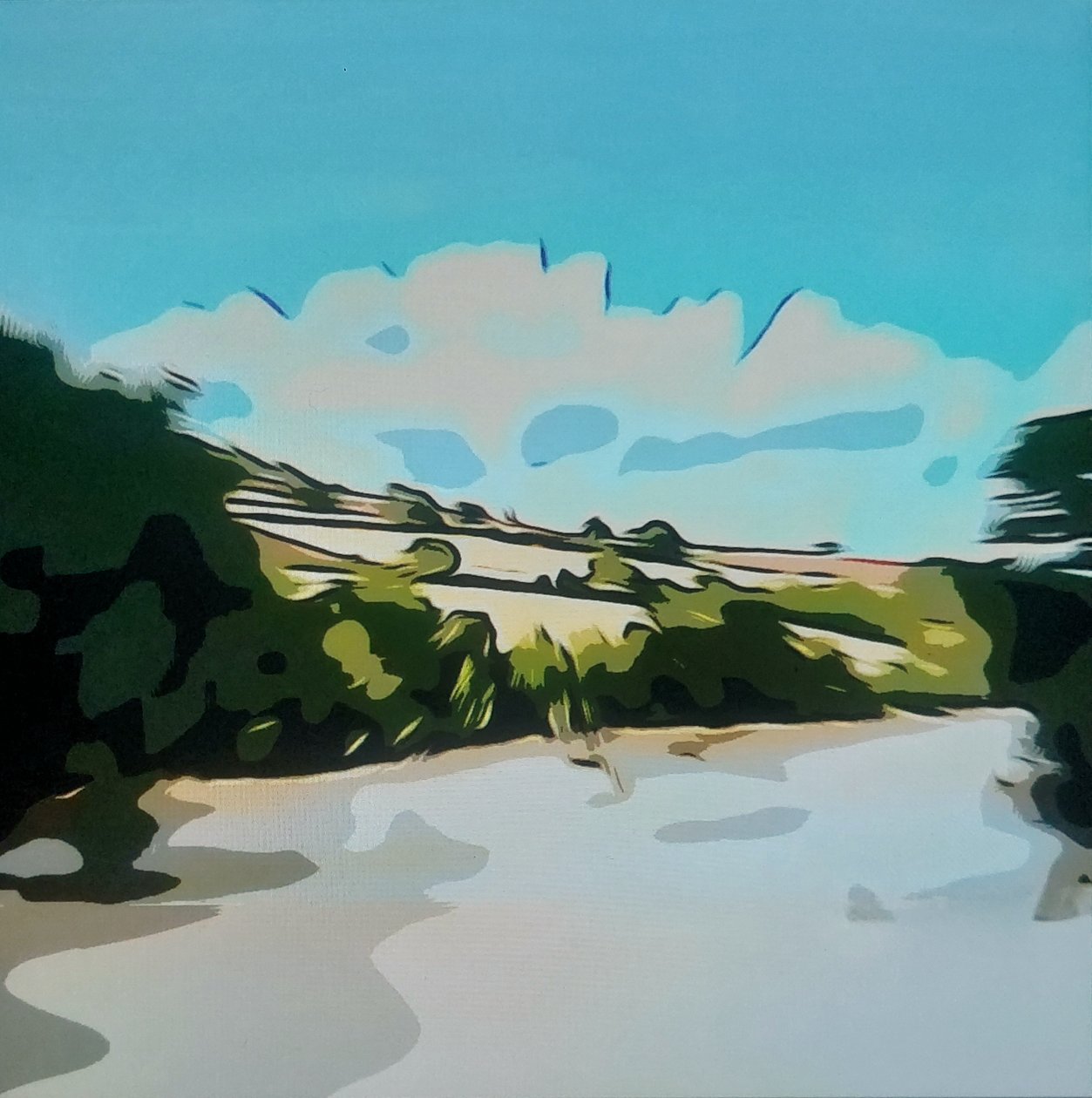 Digitale Landschaft 26 alkotó: M. Vet