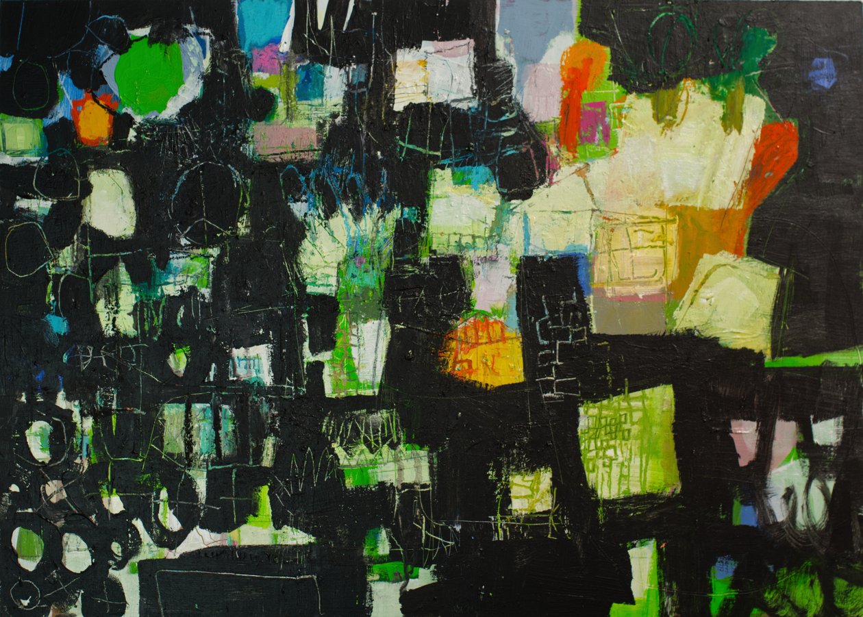 Black Abstraction 1 alkotó: OBOSHI