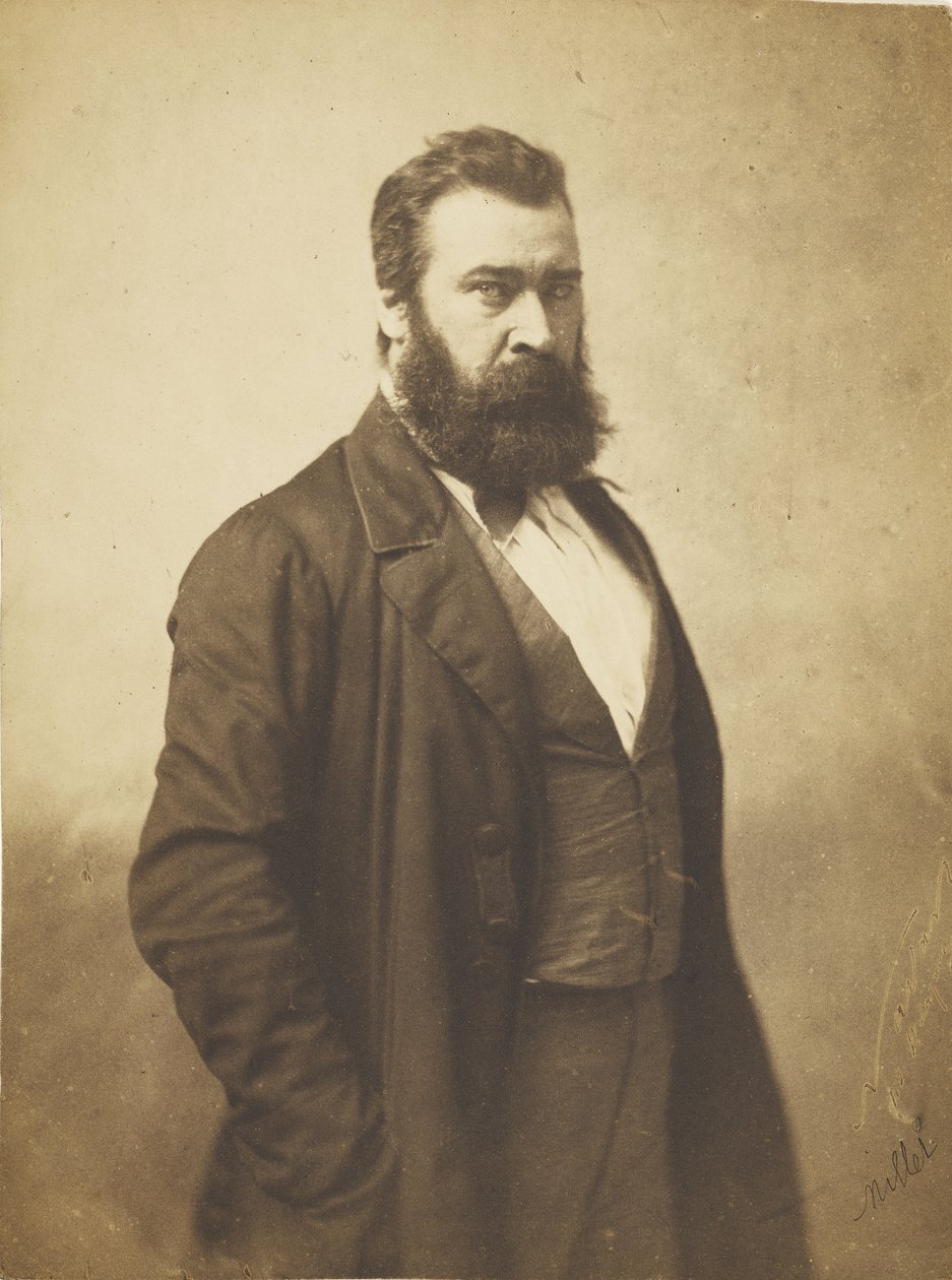 Jean-François Millet, 1856-58 (sózott papírnyomatok üvegnegatívokról) alkotó: Nadar