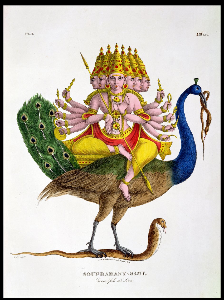 Skanda, vésette Marlet alkotó: A. Geringer