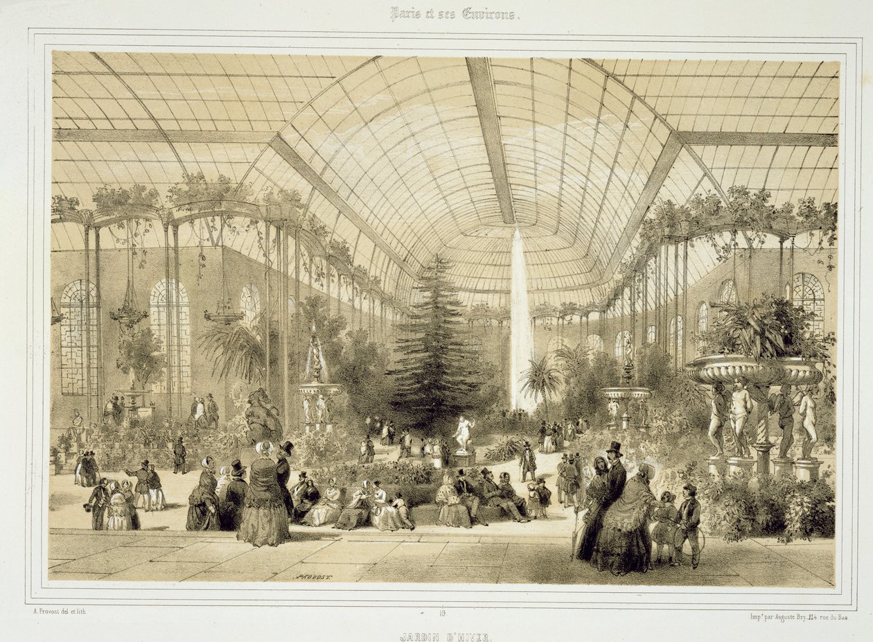 The Winter Garden, kiadó: Auguste Bry alkotó: A Provost