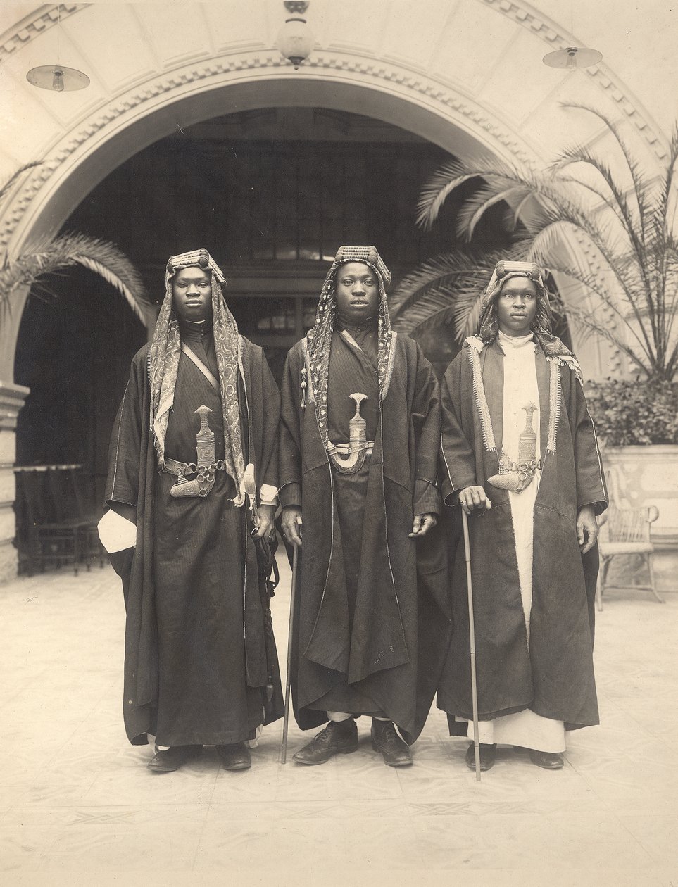 Sherif Abdullah kísérői, Jeruzsálem, 1921 alkotó: A. Reid