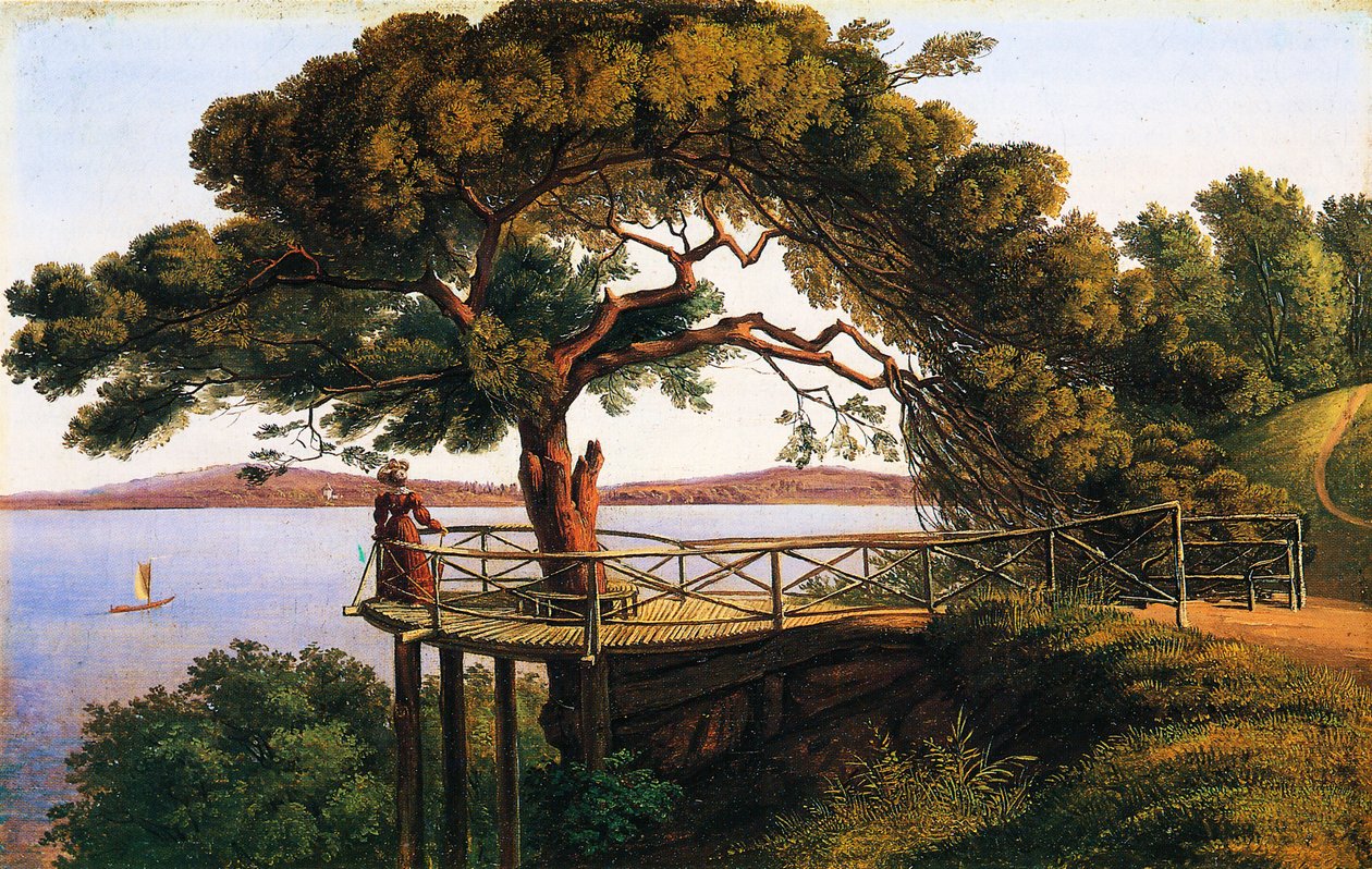 A szószék a Klein-Glienicke Parkban alkotó: A. W. F. Schirmer