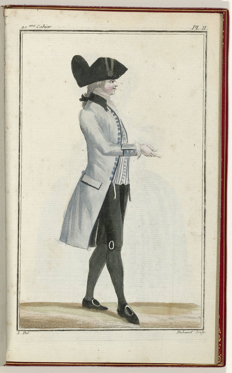 Cabinet des Modes vagy Les Modes Nouvelles, 1786. szeptember 1., pl. II alkotó: A.B. Duhamel