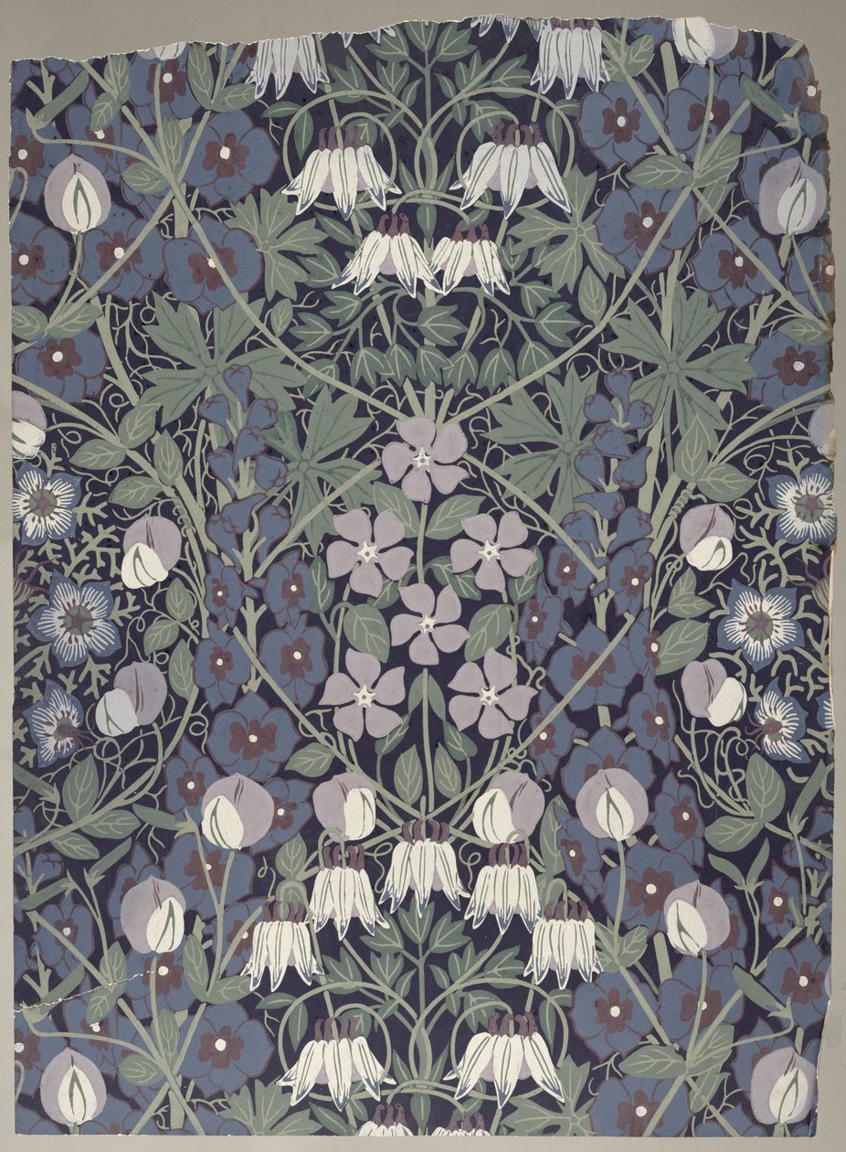 Columbine, készítette: Jeffrey & Co., London (tapéta) alkotó: A.F. Vigers