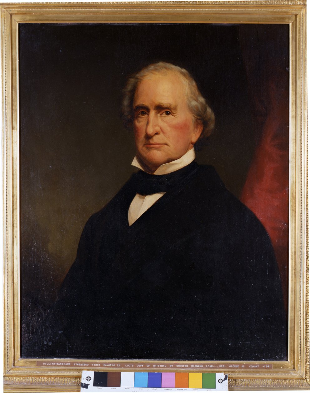 William Carr Lane (1789-1863), St. Louis első polgármestere és Új-Mexikó második kormányzója portréja alkotó: A.J. Conant