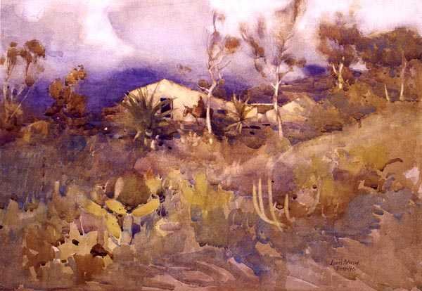 Tenerife (akvarell papíron) alkotó: A.J. Patterson