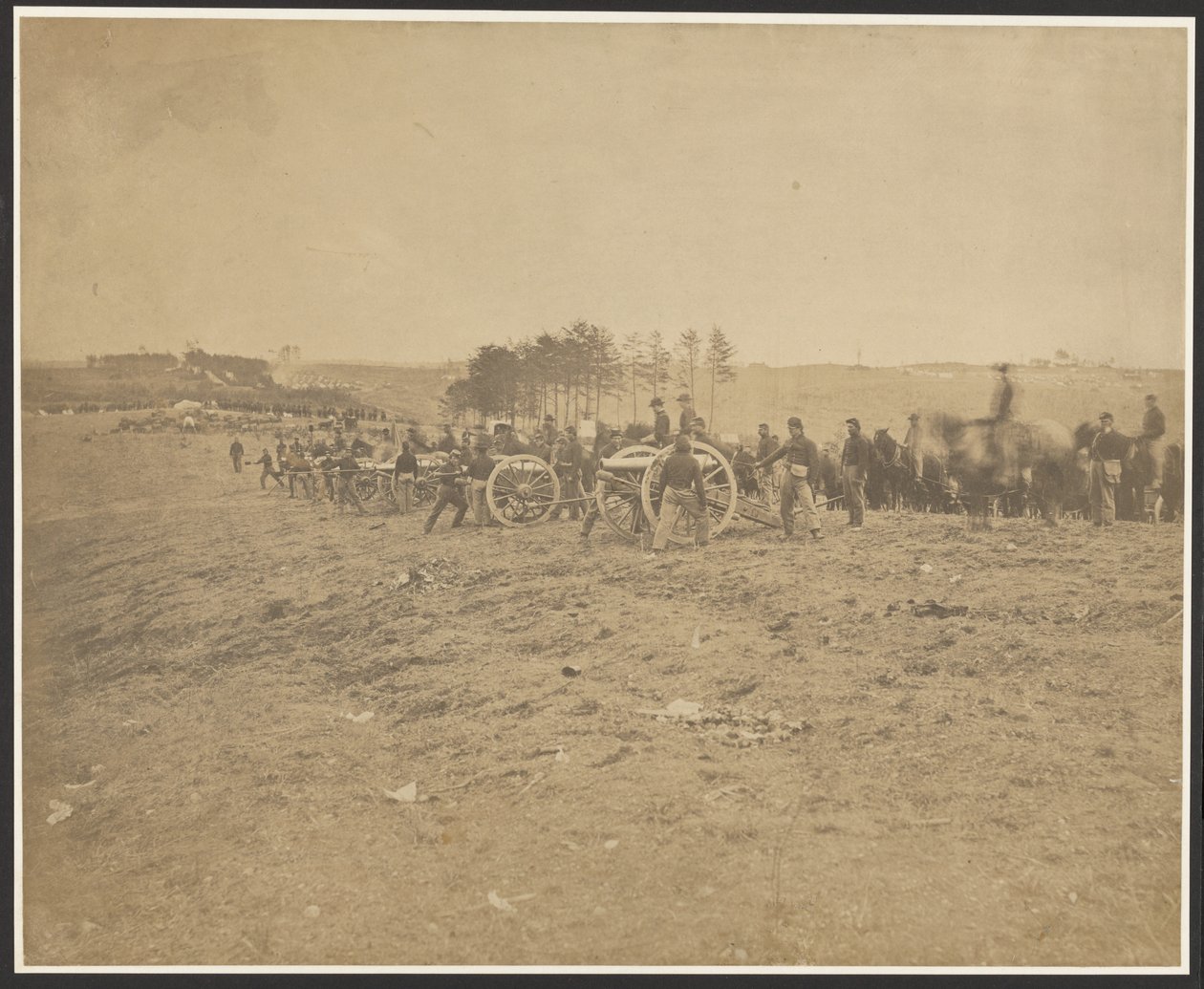 [Első Connecticut-i üteg, Fredericksburg közelében] alkotó: A.J. Russell
