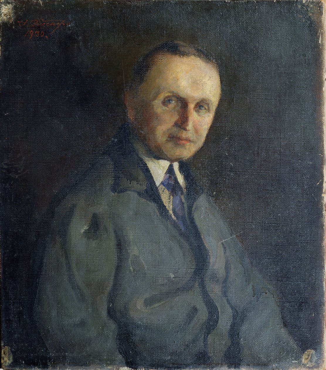 Konstantin Igumnov zongoraművész portréja 1873-1948, 1930 alkotó: A.K. Elsner