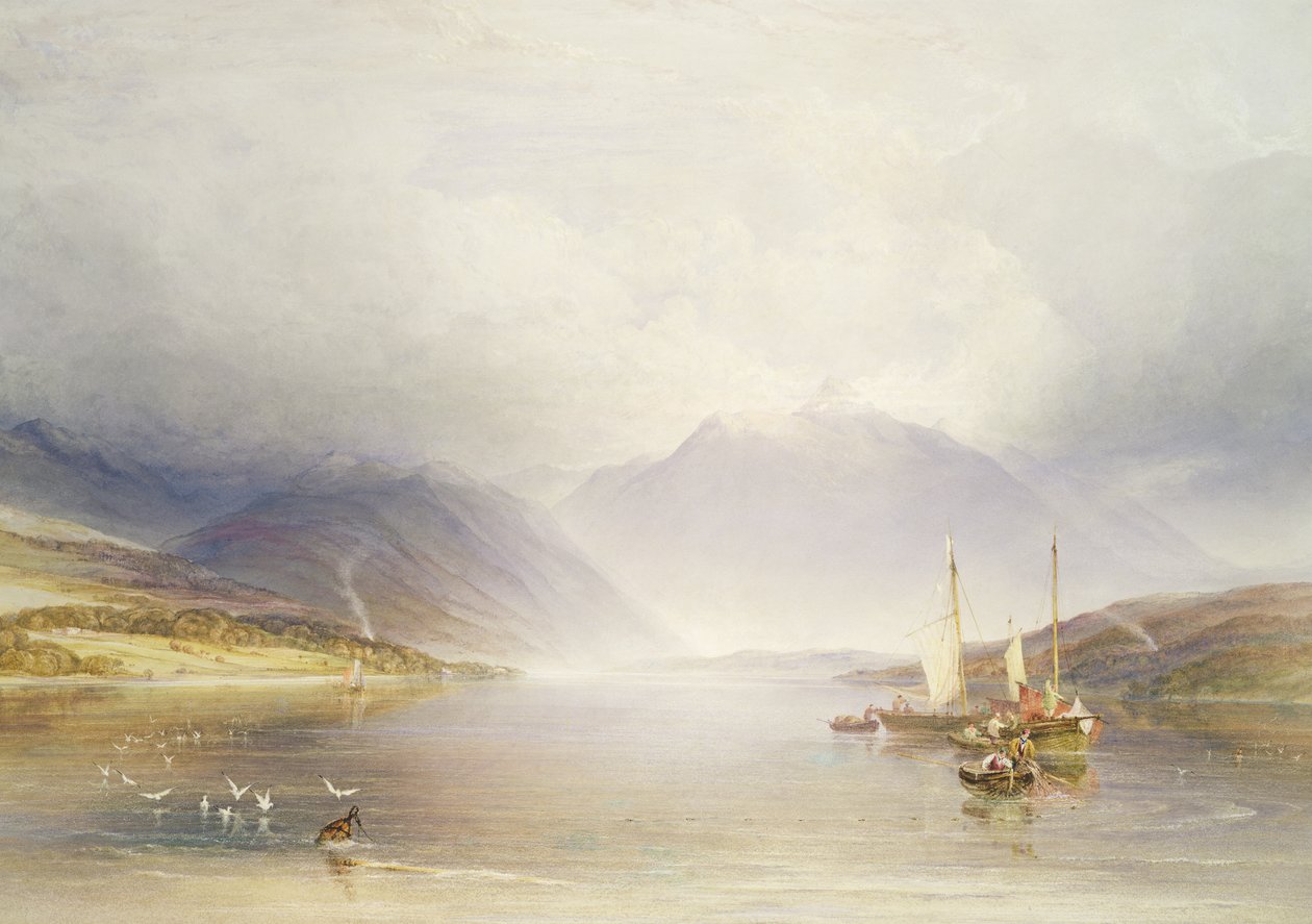 Loch Etive, Argyllshire alkotó: A.V. Copley Fielding