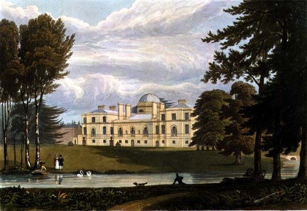 Chiswick-ház, Robert Havell (1769-1832) és fia metszete alkotó: A.V. Copley (after) Fielding
