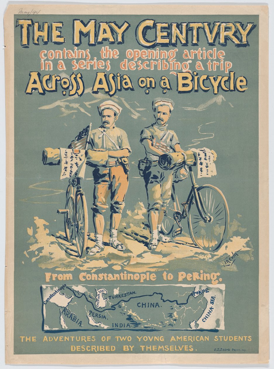 Május század: Ázsián át kerékpáron alkotó: A.W.B. Lincoln