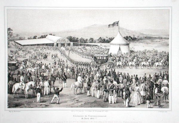 Faustin Soulouque tábornok (kb. 1785-1867) haiti császárrá koronázása alkotó: A. (after) Hartmann