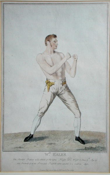 Wm. Eales, The Scientific Professor in his Self Defence, 1819-ben megjelent (rézkarc) alkotó: A. Easton