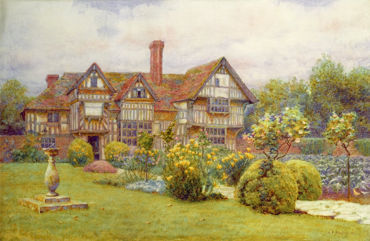 Rumwood Court, Langley, Maidstone közelében alkotó: A. Foord Hughes