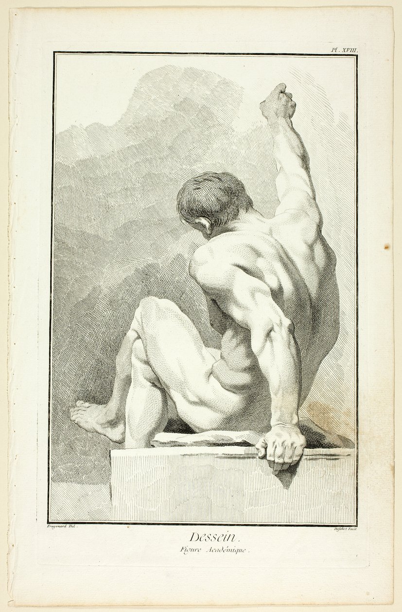 Tervezés: Encyclopédie-ból: Akadémikus figura alkotó: A. J. Defehrt