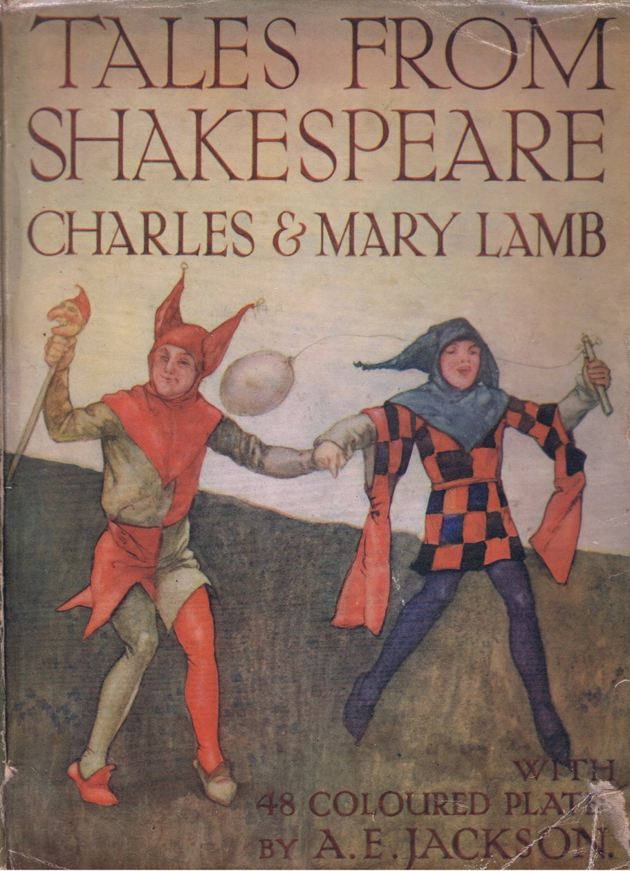 Címlap-tervezés, a Tales from Shakespeare pubból. Ward Lock & Co Ltd, 1930-40-es évek alkotó: A. Jackson