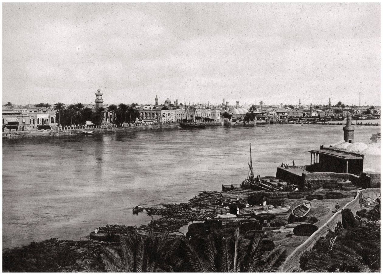 Modern Bagdad, a kalifák városa, Irak, 1925 alkotó: A. Kerim