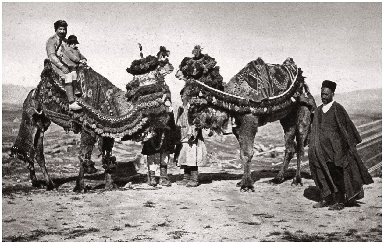 Zarándokok teveikkel Karbalába, Irakba, 1925 alkotó: A. Kerim