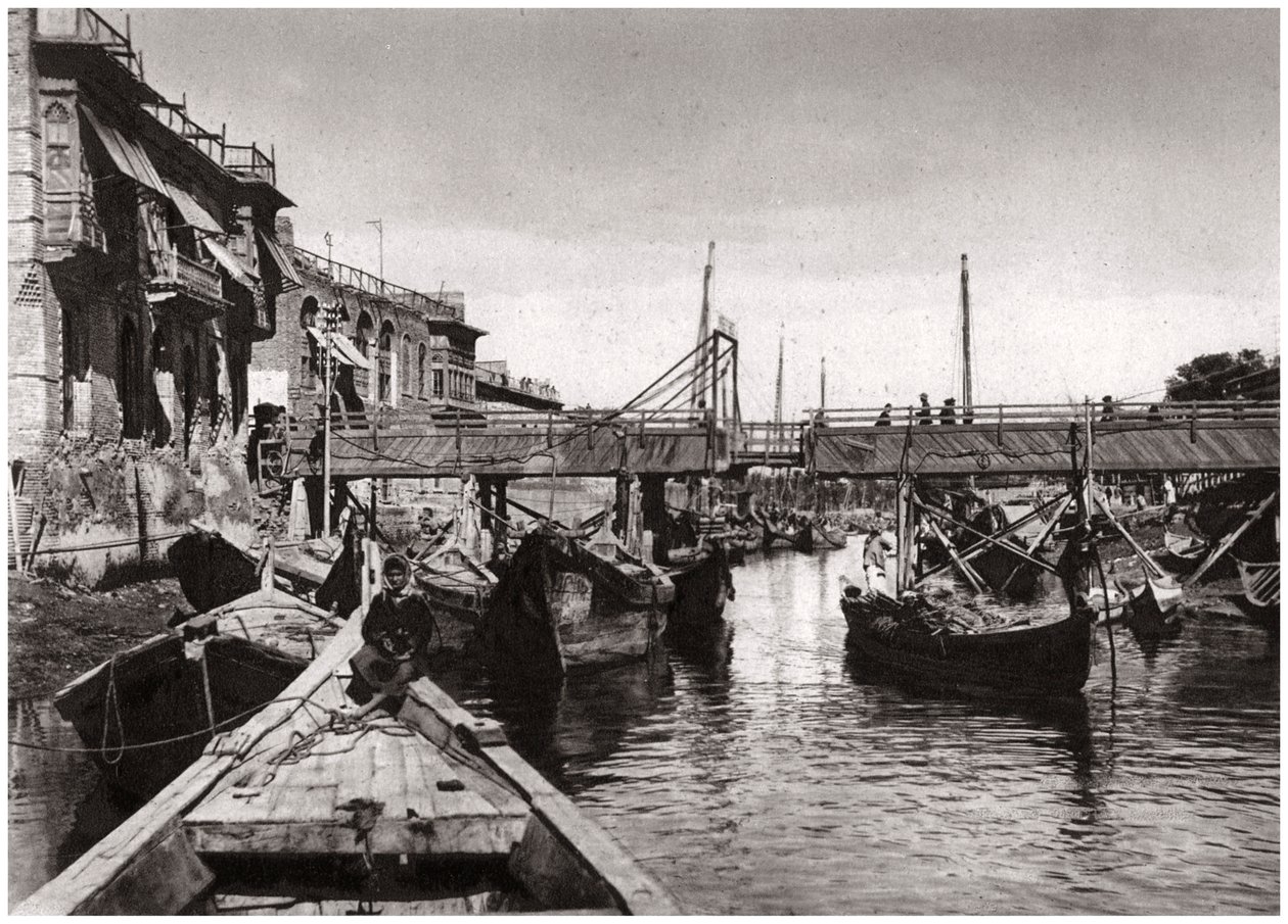 The Whiteley Bridge, Ashar Creek, Basra, Irak, 1925 alkotó: A. Kerim