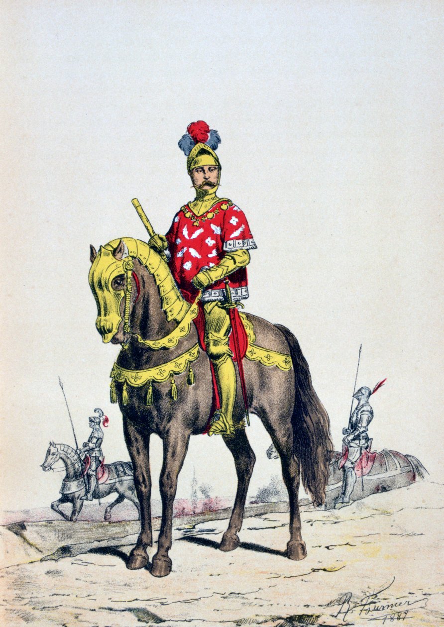 Párizs prépostja, 15. század, 1887 alkotó: A. Lemercier