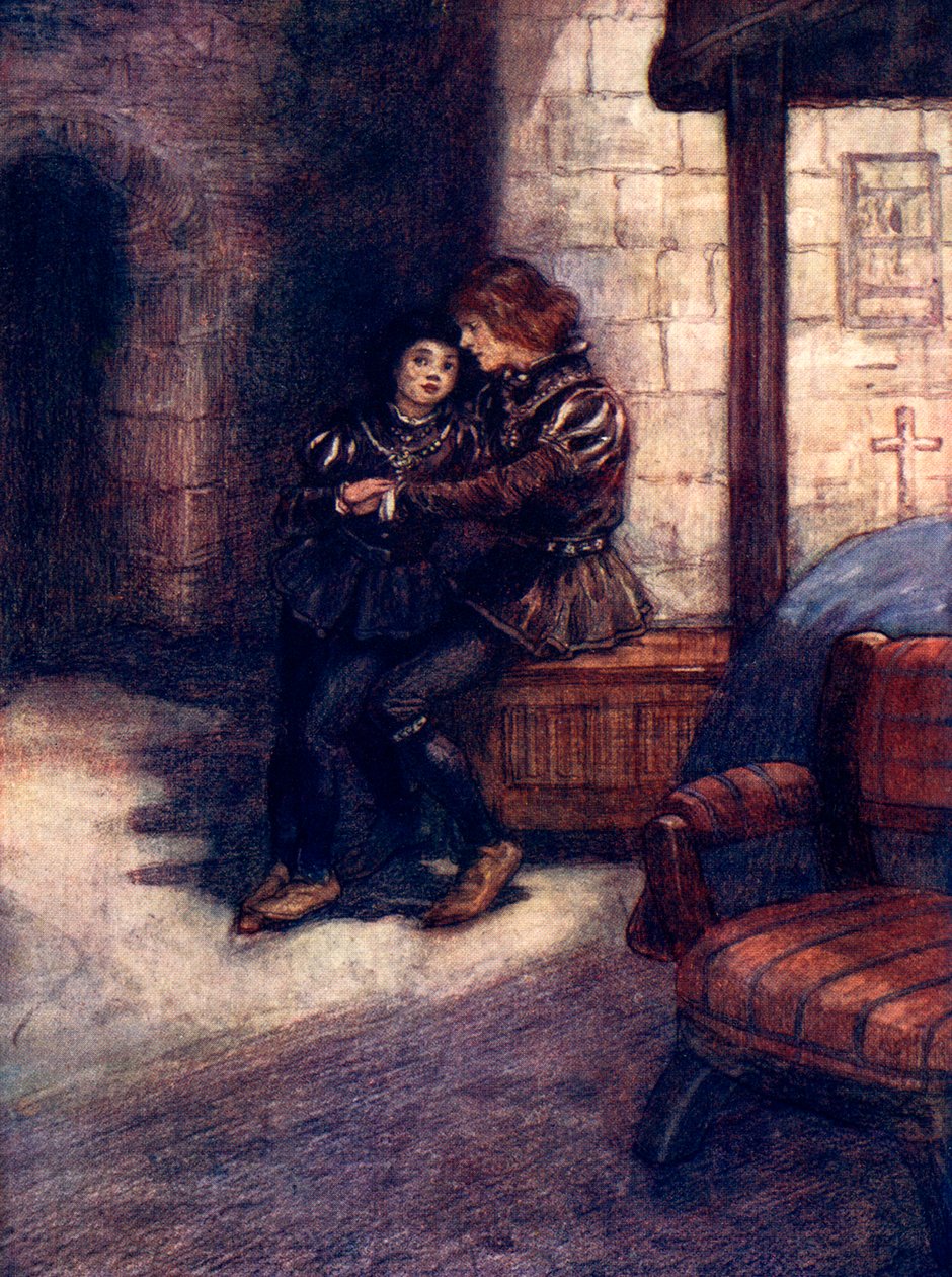A napok nagyon hosszúnak és sivárnak tűntek a két kisfiú számára, c1483, 1905. alkotó: A. S. Forrest