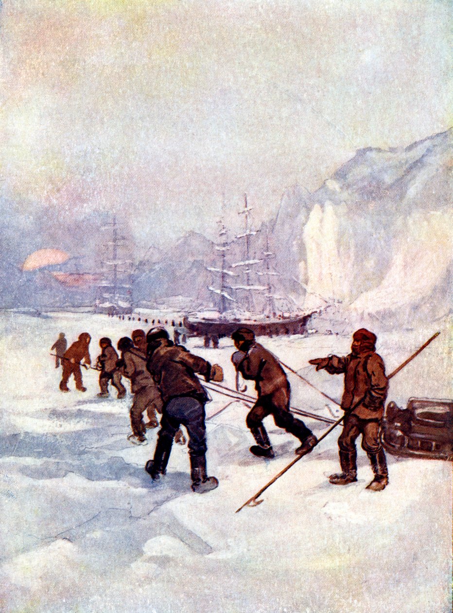 A hajókat Terrornak és Erebusnak hívták, 1847, 1905. alkotó: A. S. Forrest