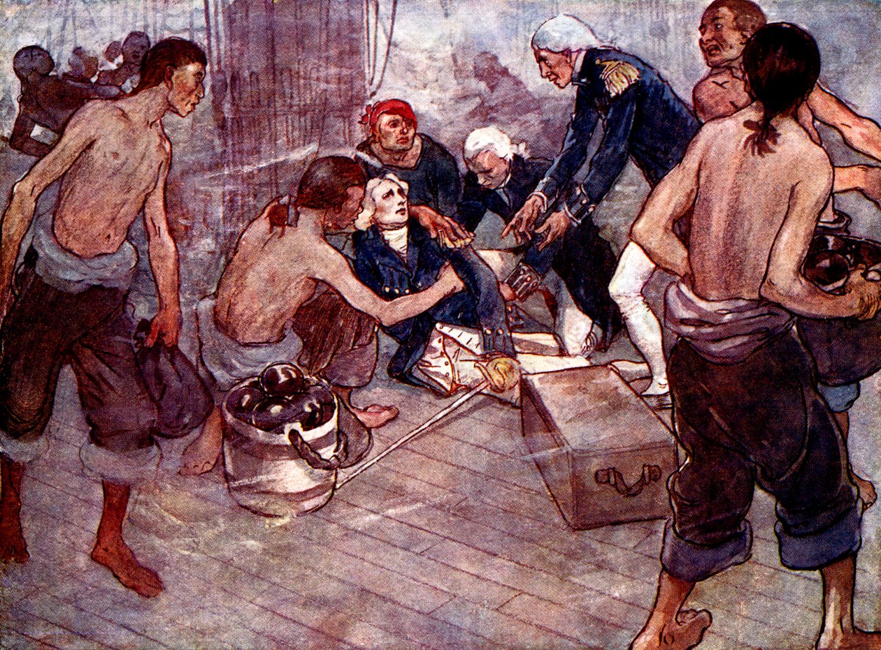 Végre tettek értem, Hardy – mondta Nelson, 1805, 1905. alkotó: A. S. Forrest