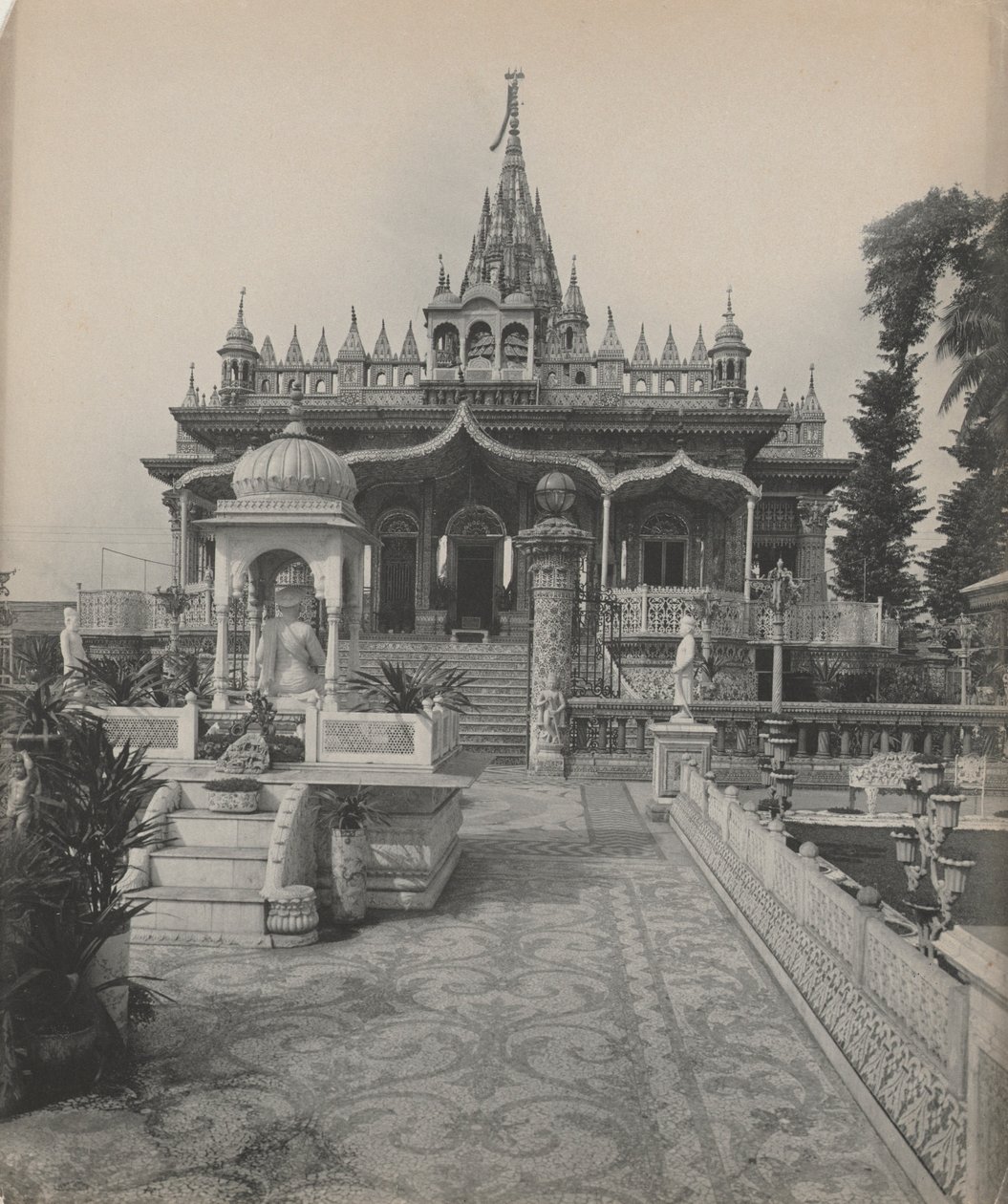 Pareshnath, Jain templom, Kalkutta, kb. 1890-es évek. alkotó: A. W. A. Plâté Studio