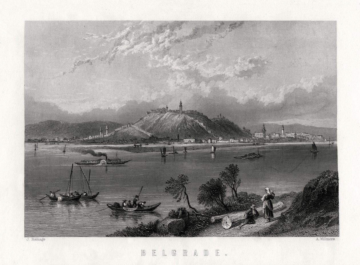 Belgrád, 1883 alkotó: A. Willmore