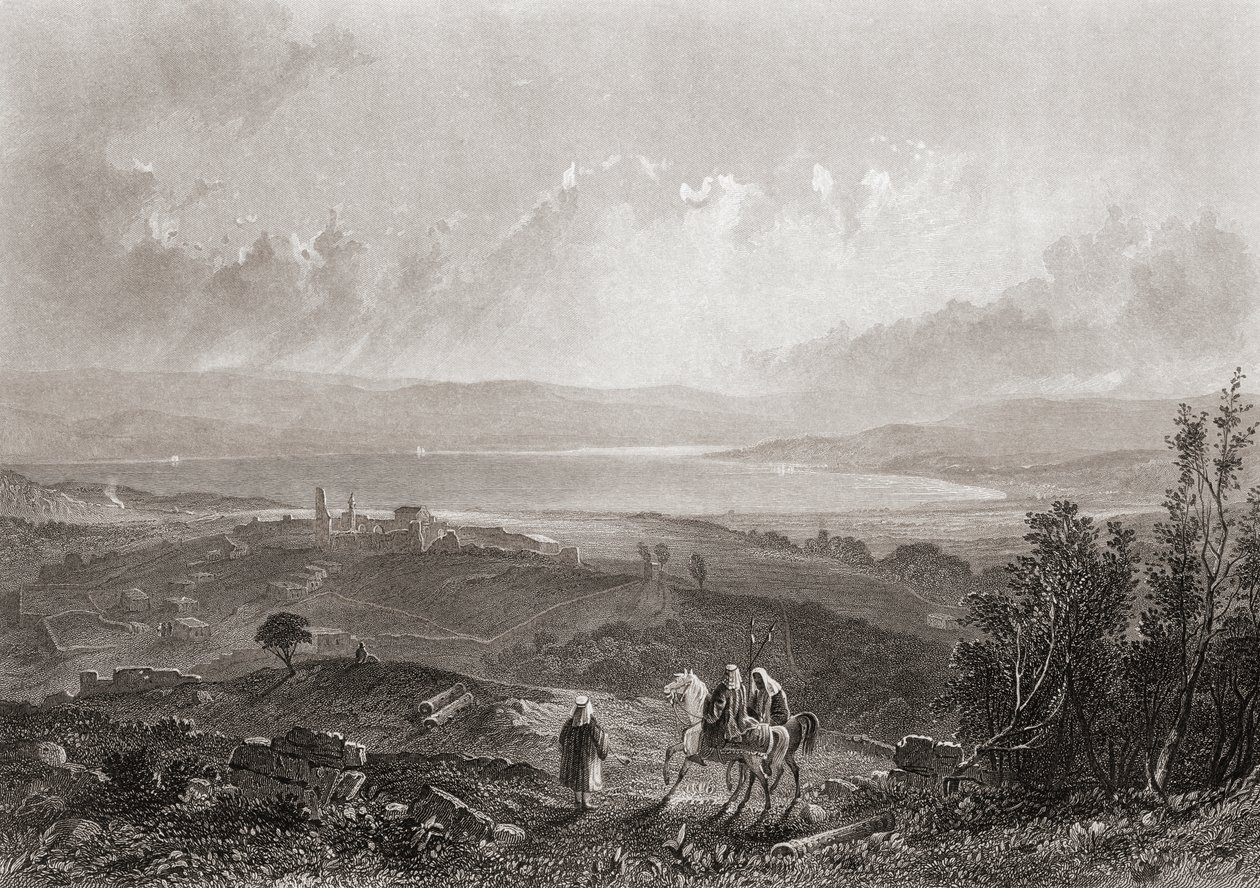 Tiberias-tó, Izrael alkotó: Aaron Edwin Penley