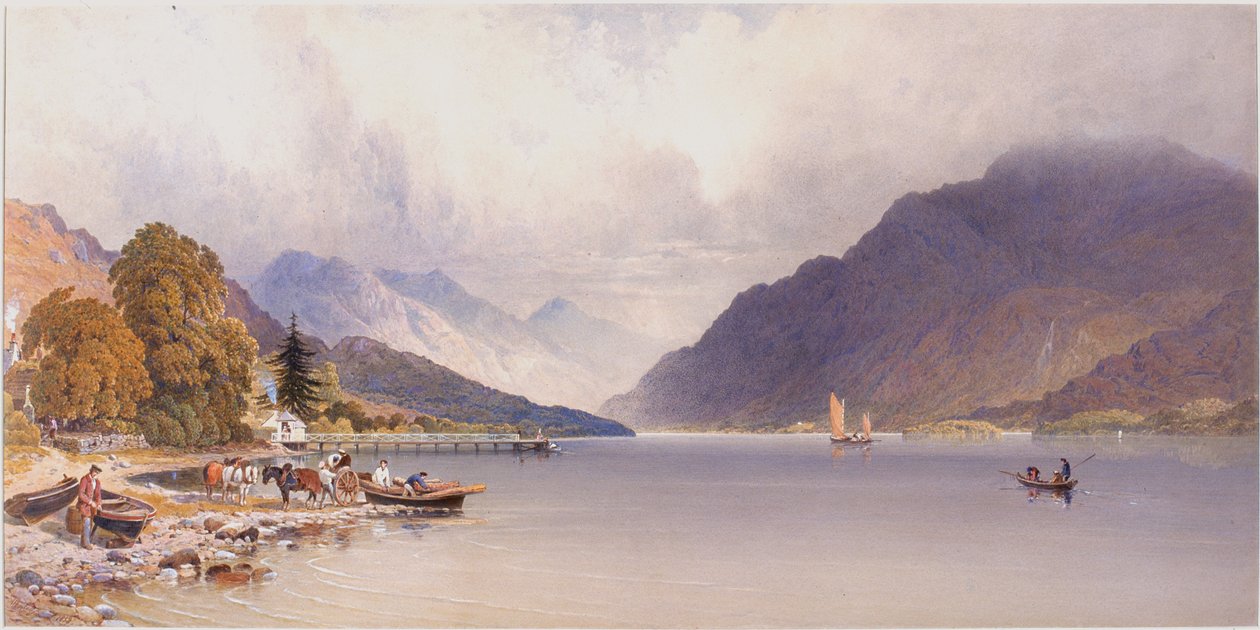 A Luss-i móló, Loch Lomond (testszín) alkotó: Aaron Edwin Penley