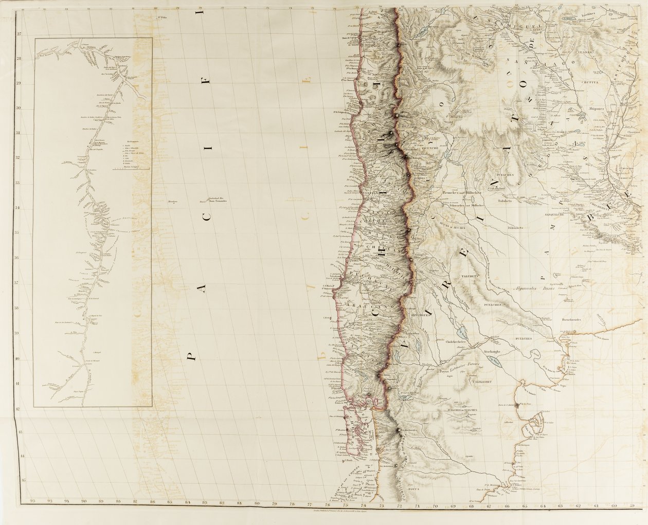 Outlines of the Physical and Political Divisions of South America alkotó: Aaron Arrowsmith