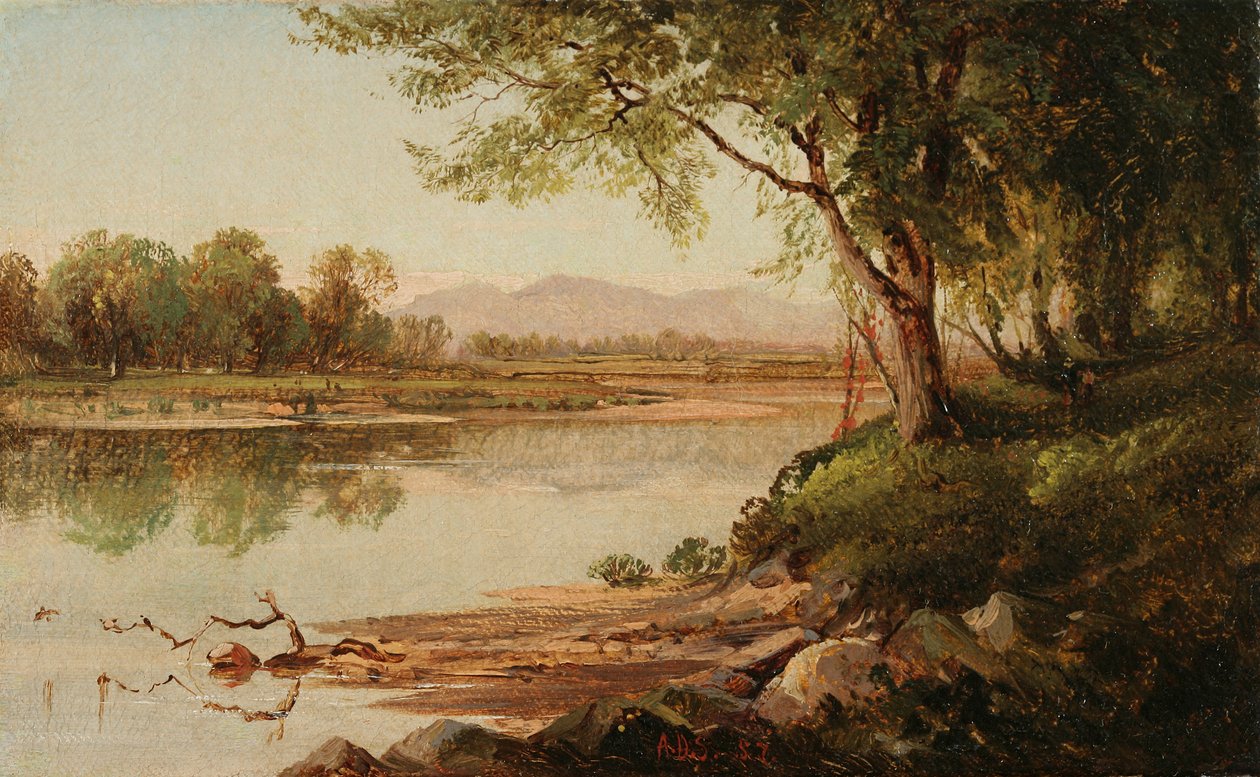 A Saco mentén, 1857 alkotó: Aaron Draper Shattuck