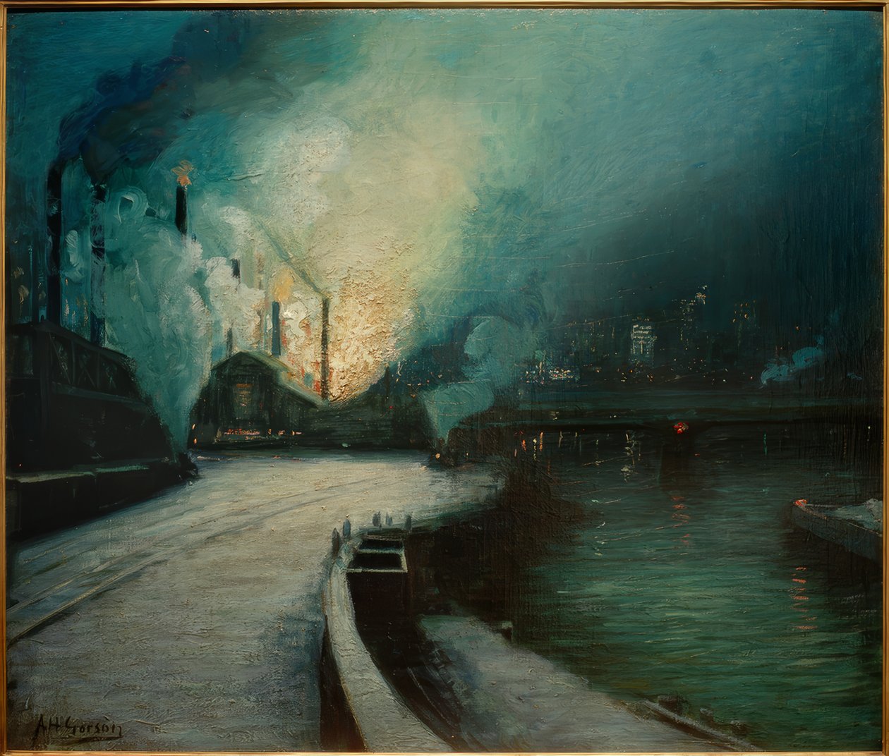 Industrieszene, Pittsburgh alkotó: Aaron Henry Gorson
