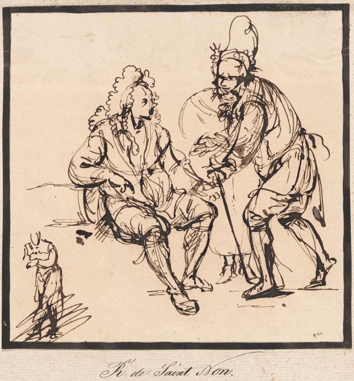 Egy kertész és egy úriember alkotó: Abbé de Saint Non Jean Claude Richard