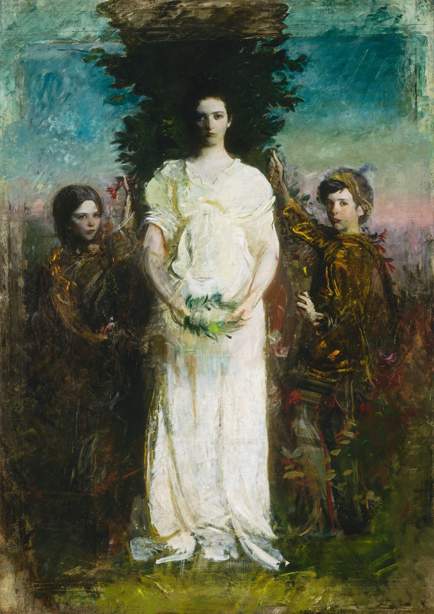 Gyermekeim (Mary, Gerald és Gladys Thayer) alkotó: Abbott Handerson Thayer