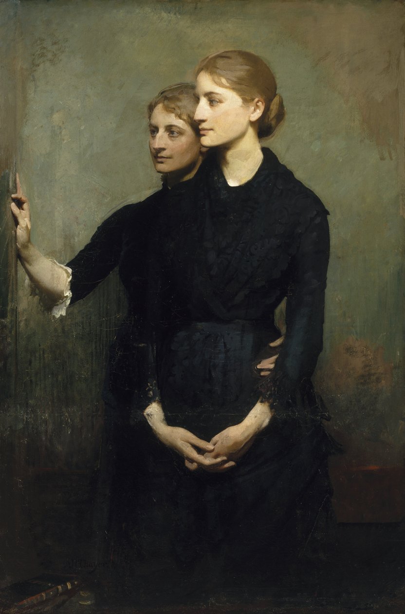 A nővérek alkotó: Abbott Handerson Thayer