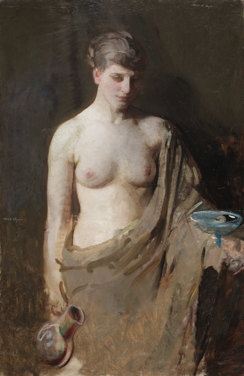 Hebe, c. 1890 (olaj, vászon) alkotó: Abbott Handerson Thayer