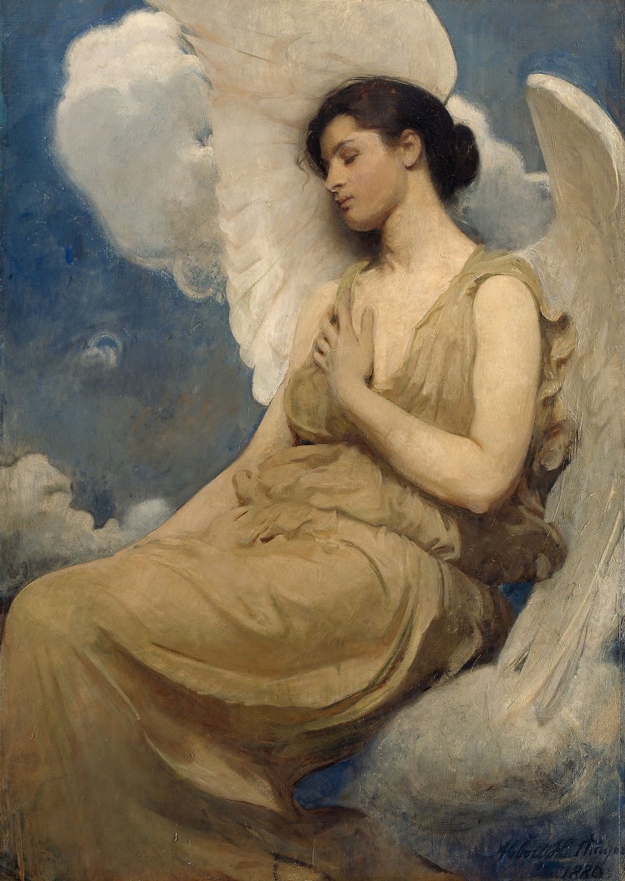 Olasz: Szárnyas alak alkotó: Abbott Handerson Thayer