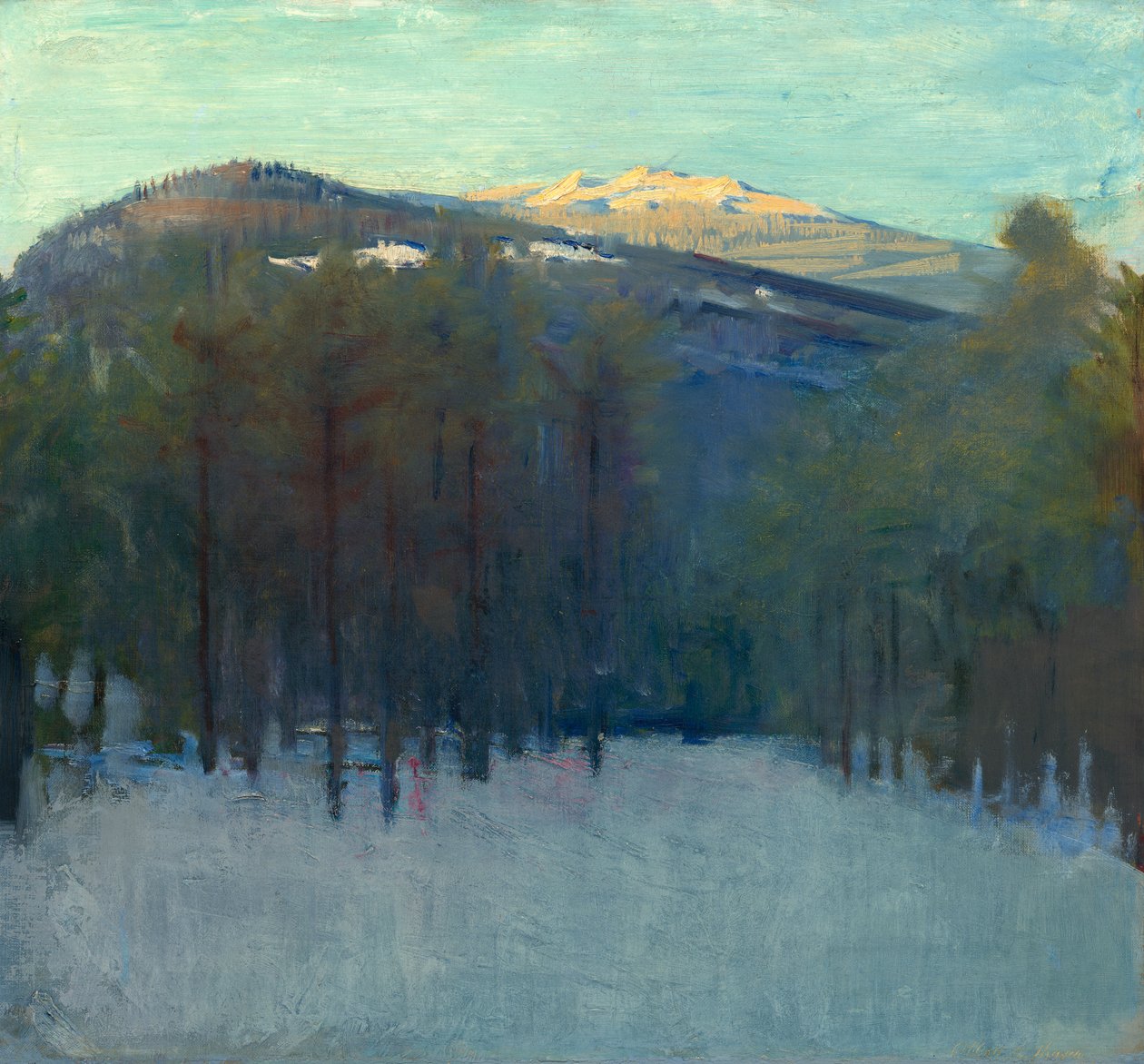 Mount Monadnock, 1911-1914 körül alkotó: Abbott Handerson Thayer