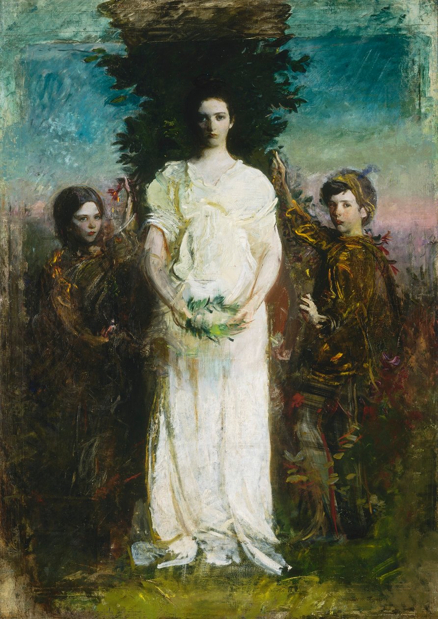 Gyermekeim (Mary, Gerald és Gladys Thayer) alkotó: Abbott Handerson Thayer