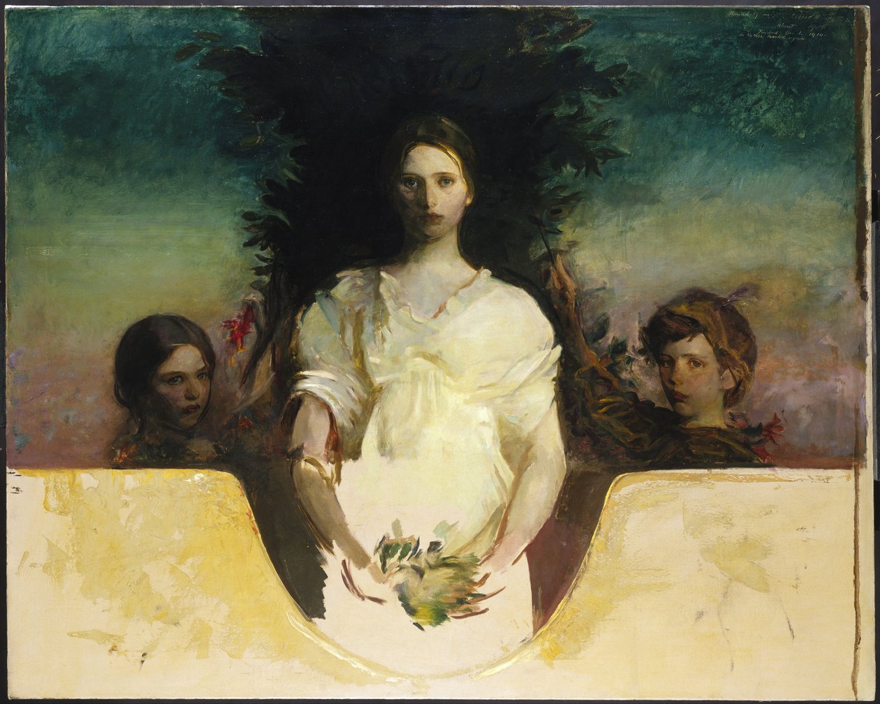 Gyermekeim alkotó: Abbott Handerson Thayer
