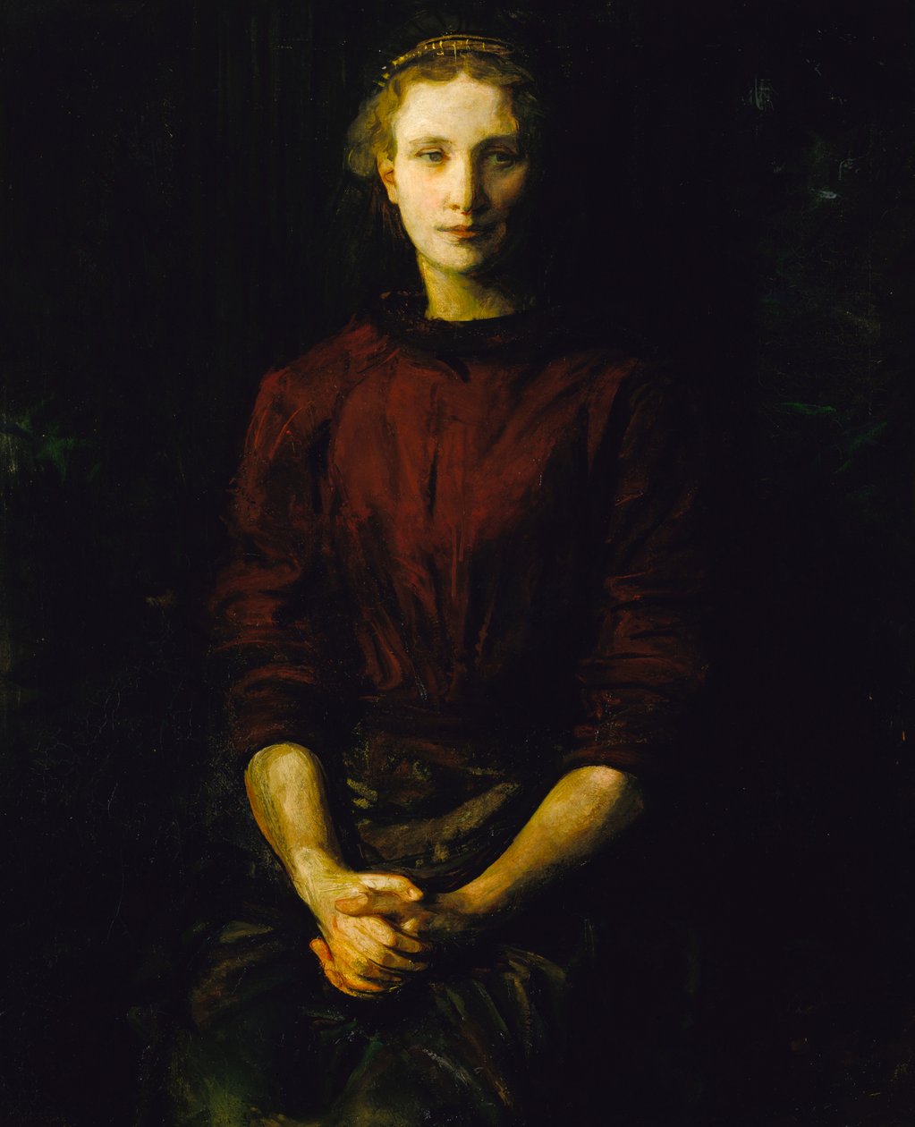 Mrs. William B. Cabot hölgy portréja, 1900-1902. alkotó: Abbott Handerson Thayer
