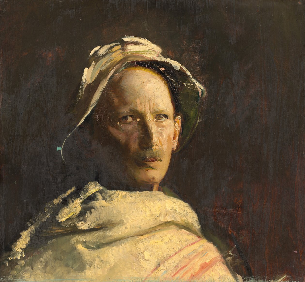 Önarckép, 1919. alkotó: Abbott Handerson Thayer