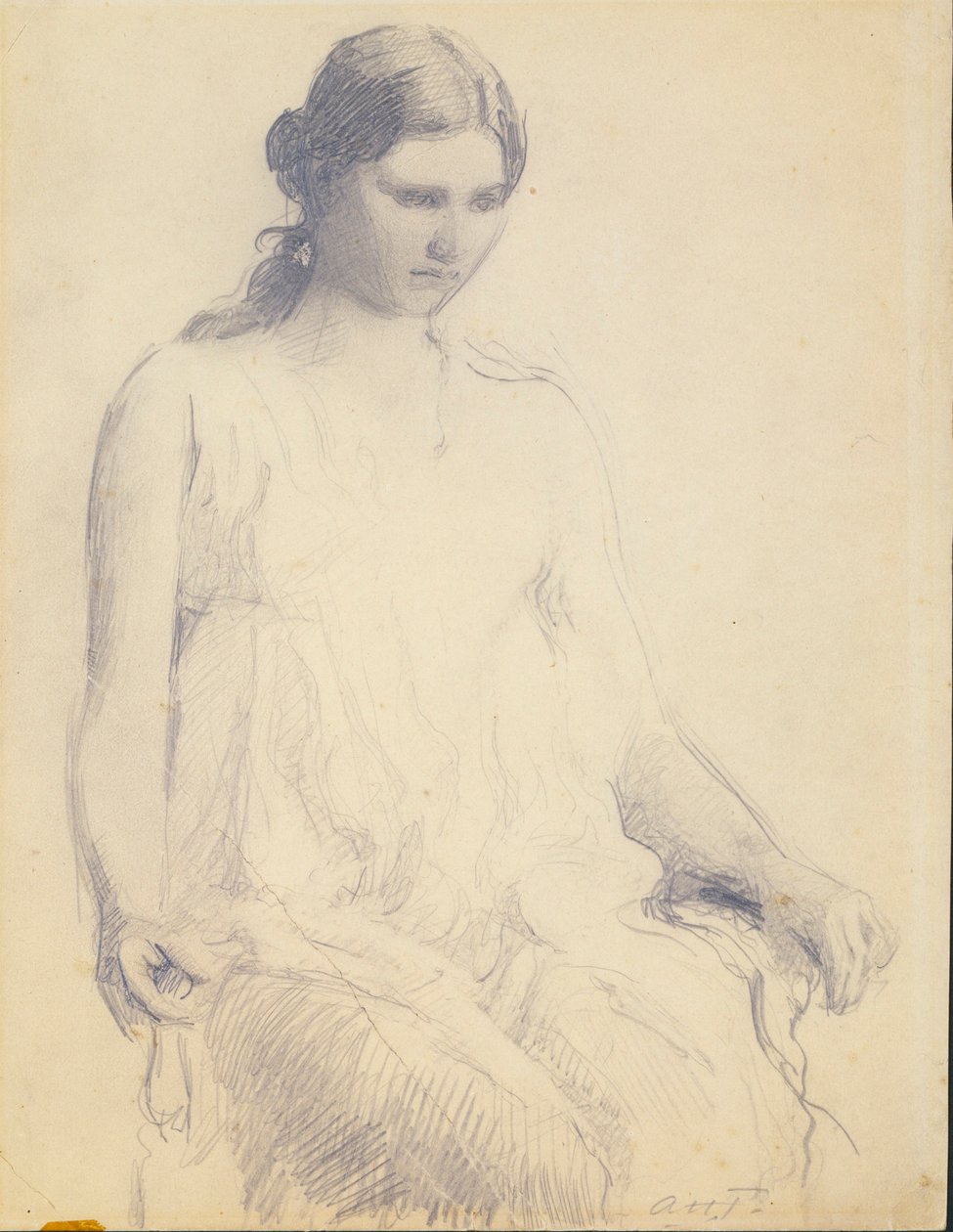 Egy fiatal nő tanulmánya alkotó: Abbott Handerson Thayer
