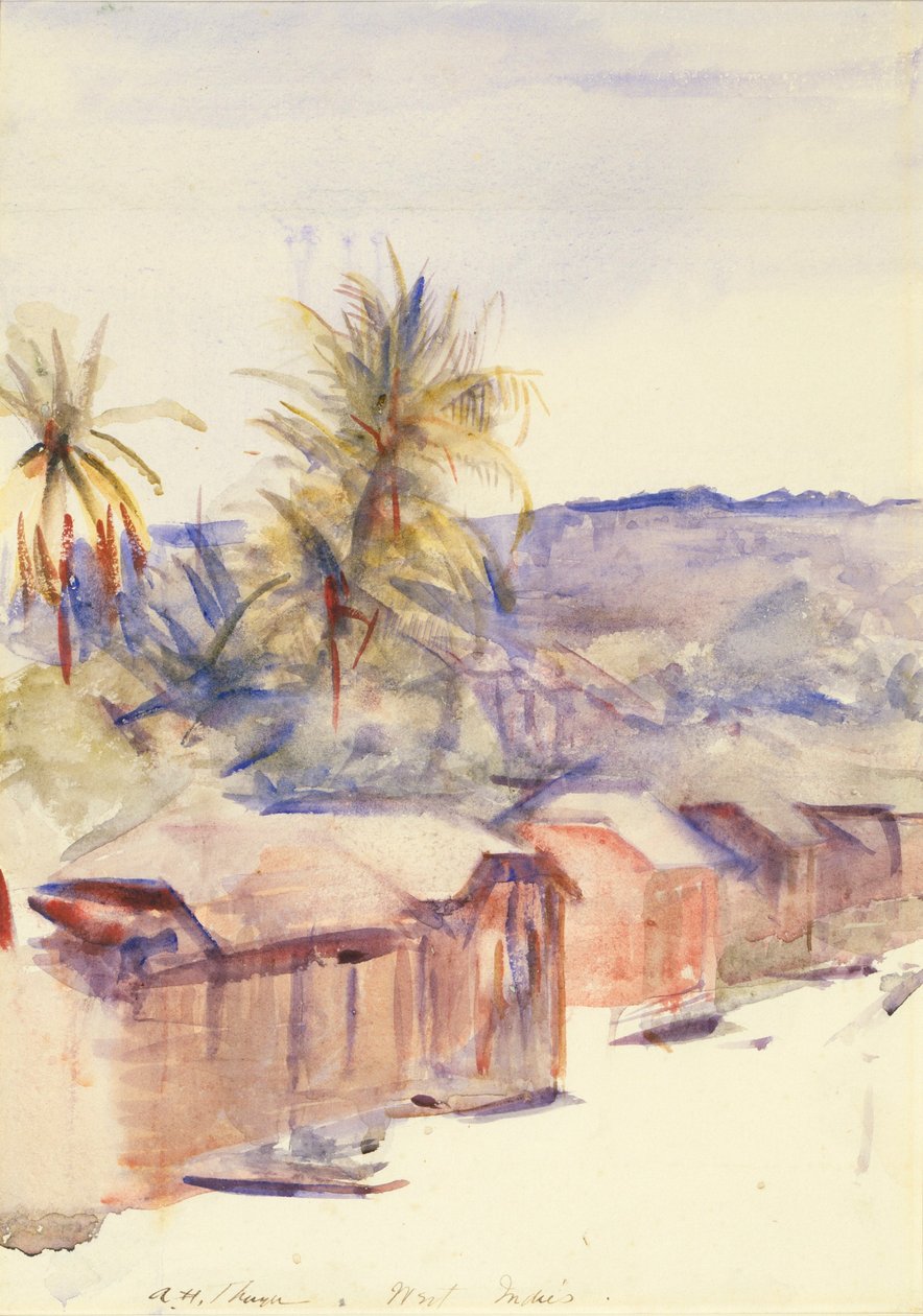 Village Street, Dominika alkotó: Abbott Handerson Thayer